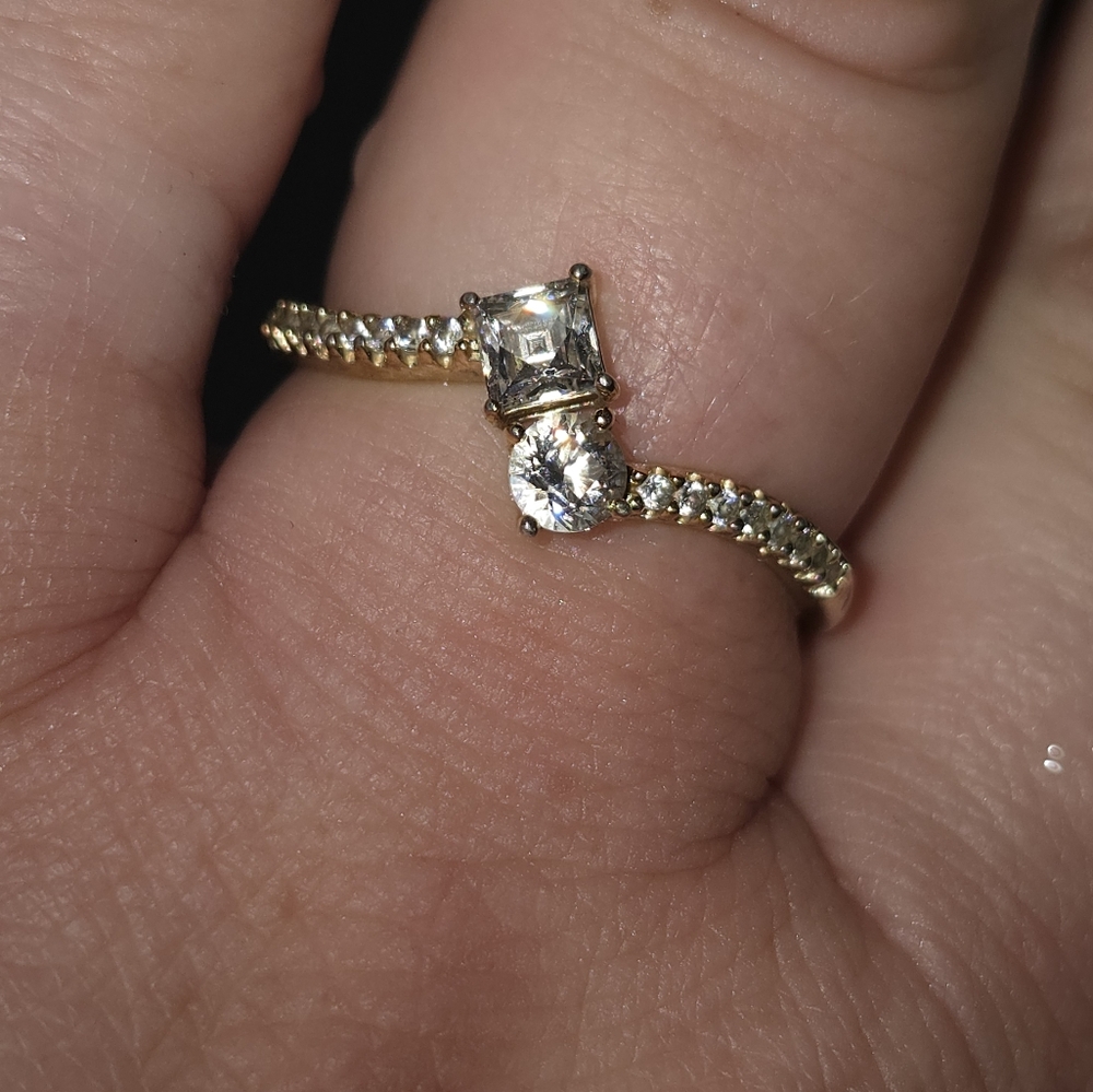 Tycoon Hidden Gem 14kt Over 925 Sz 11 CZ Women's Ring